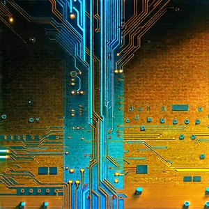 Circuit board with data streams
