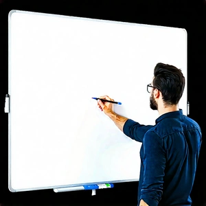 Business Unreal Engine: Tech professional using digital whiteboard