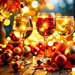 Lifestyle Professional Photography: Holiday Celebration During Autumn With Table Three