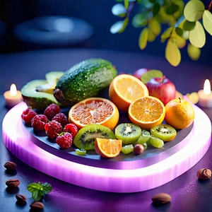 Lifestyle Octane Render: Wellness Scene With Healthy Food With Dining Table