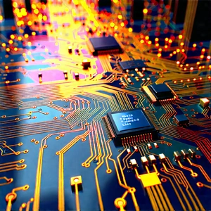 Circuit board with data streams
