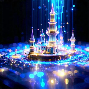 Entertainment Technology In Manufacturing Facility With Beautifully Castle