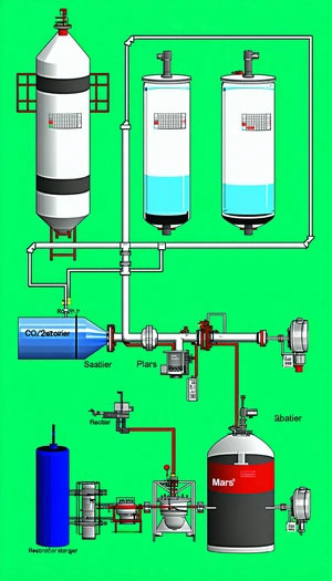 The Image Is A Detailed Diagram Of A Water Treatment Plant