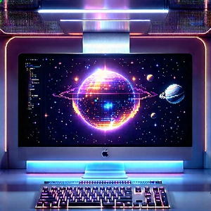 Entertainment Technology In Design Studio With Computer Monitor