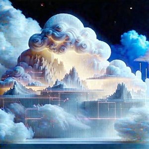 Cloud Computing Visualization With Image, There