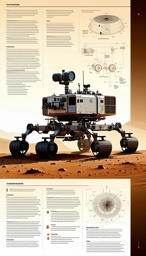 large robotic vehicle shown book