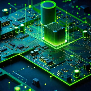 Circuit board with laser scanning