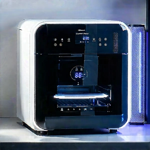 Innovative Smart Appliance Design With White Microwave