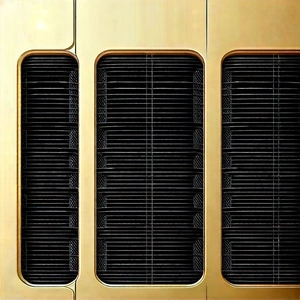 Close-up Of Cooling System With Large, Shiny,