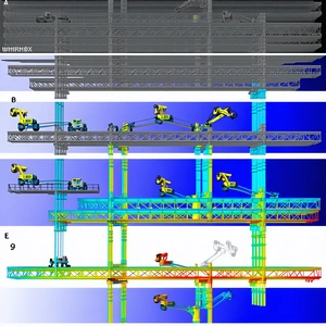 The Image Is A Three-dimensional Illustration Of A Crane In Action