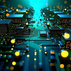 Close-up Of Sensor Array With Image, There