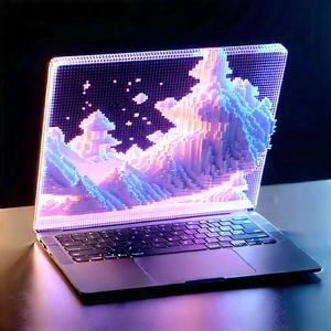 Laptop With Holographic Display With Laptop Computer