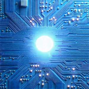 Close-up of electronic circuit
