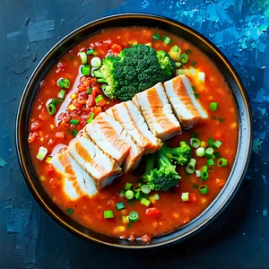 Lifestyle Product Photography: Healthy Meal Prepared With Organic Components With Bowl Filled