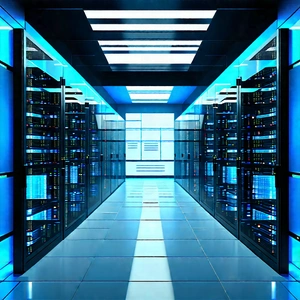 (futuristic:1.31) Server Room With Image, There
