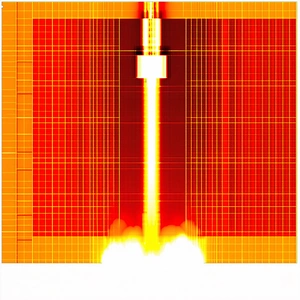 A Bright Yellow Light, Possibly A Laser Or A Lightning Bolt, Emanating From A Central Point