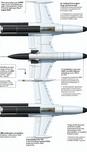 The Image Is A Detailed Drawing Of A Jet Engine, Showing The Various Components And Their Functions