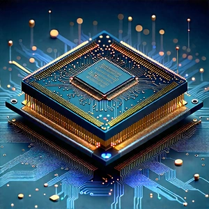 Microchip with (digital:1.45) particles