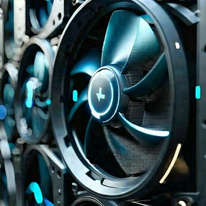 Close-up of cooling system