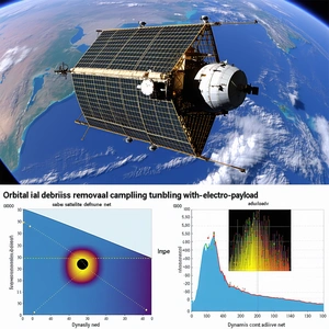 A Spacecraft In Orbit Around The Earth