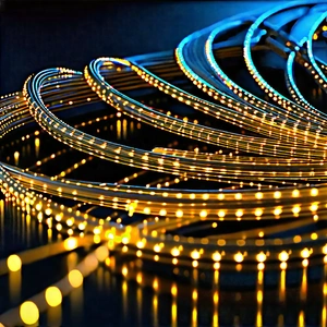 Close-up Of Fiber Optic Cables With Close-up Long,