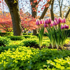 Lifestyle Advertising Photography: Spring Gardening During Autumn With Beautiful Garden