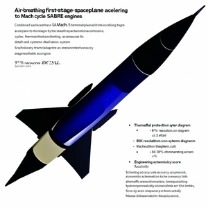 blue black rocket shown diagram