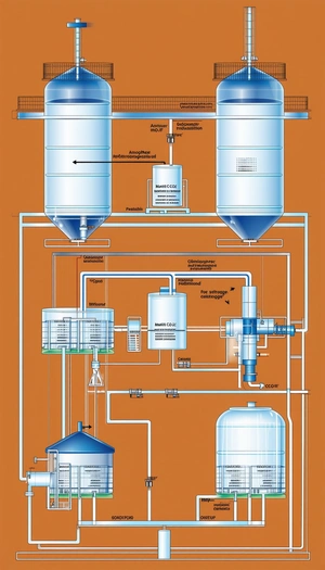 A Detailed Diagram Of A Water Treatment Plant