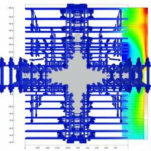 The Image Is A 3d Model Of A Building, Likely A Church, With A Cross On Top
