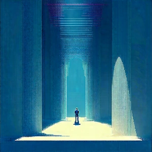 Abstract Pixel Art: Conceptual representation of simplicity
