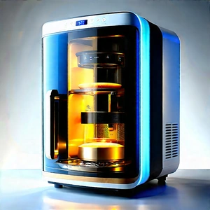 Innovative Smart Appliance Design With Small, Blue,