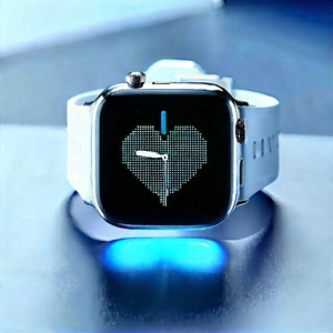 Smart Watch With Holographic Display With Heart-shaped Watch