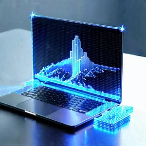 Laptop With Holographic Display With Laptop Computer