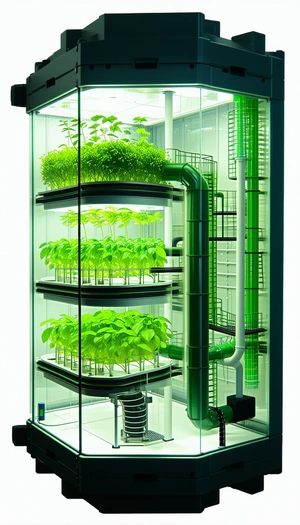 A Large Greenhouse Filled With Various Plants