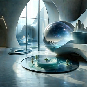 Educational Technology In Research Center With Image, There