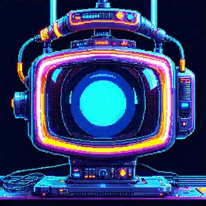 Innovative Communication Tool Design With Colorful, Futuristic