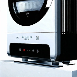 Innovative Smart Appliance Design With Silver Microwave
