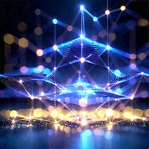 Blockchain Network Visualization With Image, There