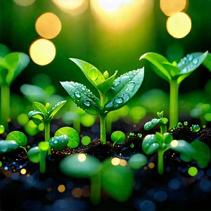 Agricultural Technology In Tech Office With Image, There