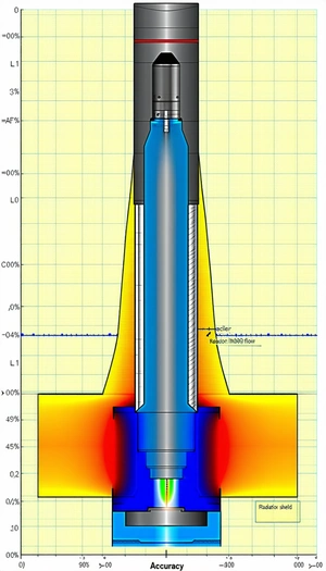 A Blue Tube With A Yellow Tip, Which Is Likely A Part Of A Machine Or A Device