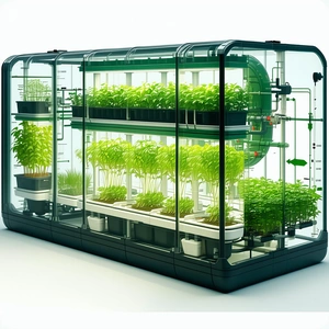 A Large Greenhouse Filled With Various Plants