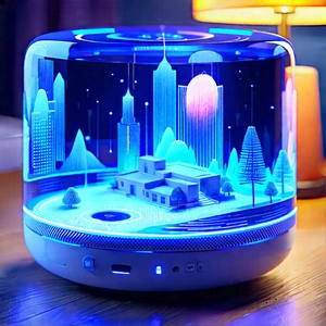 Smart home device with user interface