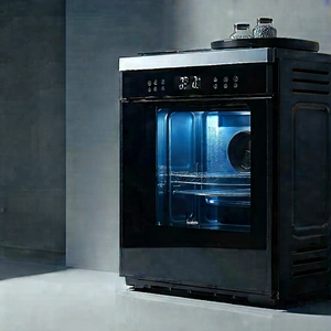 Innovative Smart Appliance Design With Black Stainless