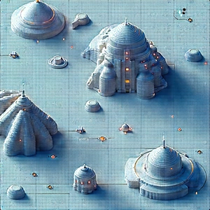 Aerospace technology in (design:1.38) studio