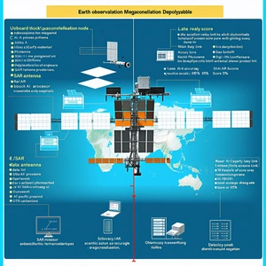 The Image Is A Diagram That Shows The Earth Observation Megacollider Deployable (eom) In Detail