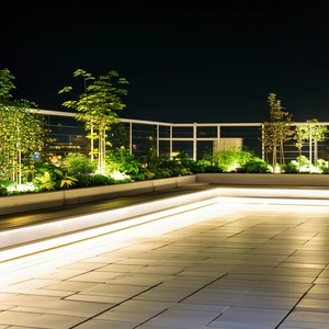 Urban Long Exposure Photography: Rooftop Garden With Relaxing With Rooftop Garden