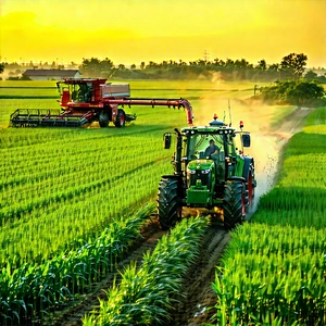 Agricultural Technology In Field Deployment With Large Green