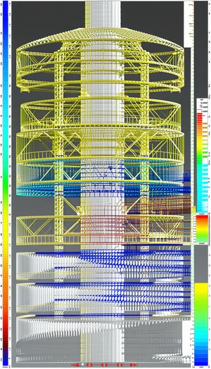 model large tower