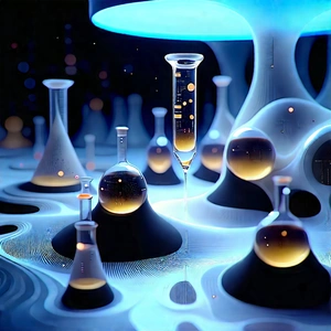 Futuristic Research Laboratory With Futuristic Laboratory