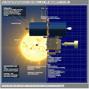The Image Is A Diagram Showing The Different Parts Of A Sun-facing Heliophysics Observatory